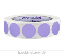 Load image into Gallery viewer, 1&quot; Permanent Round, Color-Code Dots: 1,000/Roll