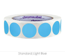 Load image into Gallery viewer, 1&quot; Permanent Round, Color-Code Dots: 1,000/Roll