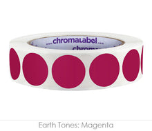 Load image into Gallery viewer, 1&quot; Permanent Round, Color-Code Dots: 1,000/Roll