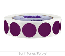 Load image into Gallery viewer, 1&quot; Permanent Round, Color-Code Dots: 1,000/Roll