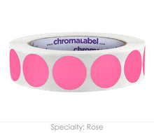Load image into Gallery viewer, 1&quot; Permanent Round, Color-Code Dots: 1,000/Roll