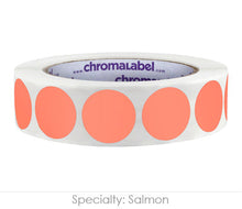 Load image into Gallery viewer, 1&quot; Permanent Round, Color-Code Dots: 1,000/Roll