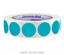 Load image into Gallery viewer, 1&quot; Permanent Round, Color-Code Dots: 1,000/Roll