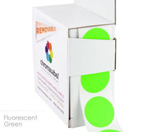 Load image into Gallery viewer, 1&quot; Removable Round, Color-Code Dots: 1,000/Box
