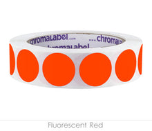 Load image into Gallery viewer, 1&quot; Removable Round, Color-Code Dots: 1,000/Roll