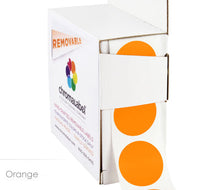 Load image into Gallery viewer, 1&quot; Removable Round, Color-Code Dots: 1,000/Box