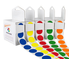 Load image into Gallery viewer, 1&quot; Removable Round Color-Code Dot Variety Kit (Standard): 5,000/Kit