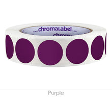 Load image into Gallery viewer, 1&quot; Removable Round, Color-Code Dots: 1,000/Roll