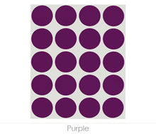 Load image into Gallery viewer, 1&quot; Removable Round Color-Code Dots: 1,000/Pack