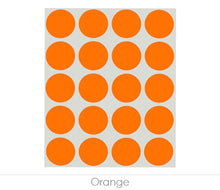 Load image into Gallery viewer, 1&quot; Removable Round Color-Code Dots: 1,000/Pack