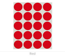 Load image into Gallery viewer, 1&quot; Removable Round Color-Code Dots: 1,000/Pack
