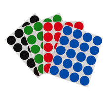 Load image into Gallery viewer, 1&quot; Removable Round Color-Code Dots: 1,000/Pack