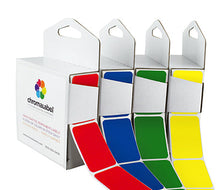 Load image into Gallery viewer, 1&quot; x 1-1/2&quot; Color-Code Rectangular Inventory Labels: 250/Box