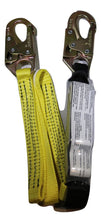 Load image into Gallery viewer, 1&quot; x 6 Ft Shock-Absorbing Nylon Web Lanyard w/ Double-Locking Snap Hooks | 96516