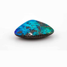 Load image into Gallery viewer, Triangle Natural Australian Boulder Opal Loose Gemstone Green&amp; Blue 9.44ct