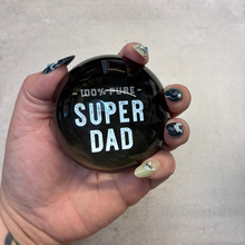 Load image into Gallery viewer, 100% Pure Super Dad Glass Dome Paperweight | In a Gift Box