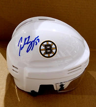 Load image into Gallery viewer, Patrice Bergeron Boston Bruins Autographed White Mini-Helmet