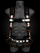 Load image into Gallery viewer, Frontline 100RCTB Combat Reflective Construction Full Body Harness with Tongue Buckle Legs and Trauma Straps M/L
