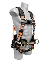 Load image into Gallery viewer, Frontline 100RCTB Combat Reflective Construction Full Body Harness with Tongue Buckle Legs and Trauma Straps XL/2X