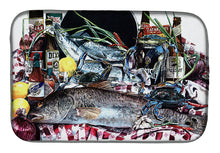 Load image into Gallery viewer, Fish and Beers from New Orleans Dish Drying Mat – Absorbent, Artistic Kitchen Essentials 1001DDM