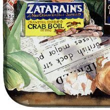 Load image into Gallery viewer, Barq's, Crabs, and spices Dish Drying Mat – Absorbent, Artistic Kitchen Essentials 1002DDM