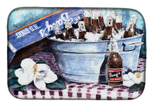 Load image into Gallery viewer, Barq's and old washtub Dish Drying Mat – Absorbent, Artistic Kitchen Essentials 1003DDM