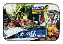 Load image into Gallery viewer, Crab in the Middle Dish Drying Mat – Absorbent, Artistic Kitchen Essentials 1008DDM