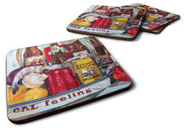 Load image into Gallery viewer, Veron's and New Orleans Beers Coasters - Set of 4 Lightweight Foam, Absorbent Drink Coasters