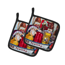 Load image into Gallery viewer, Veron's and New Orleans Beers Pot Holders - Set of 2 Decorative Kitchen Helpers | Made in the USA 1010PTHD