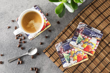 Load image into Gallery viewer, Blue Plate Mayonaise, Barq's and a tomato sandwich Coasters - Set of 4 Lightweight Foam, Absorbent Drink Coasters