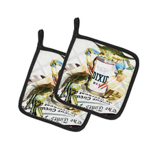 Load image into Gallery viewer, Dixie Beer Pot Holders - Set of 2 Decorative Kitchen Helpers | Made in the USA 1015PTHD