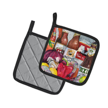 Load image into Gallery viewer, New Orleans Beers and Spices  Pot Holders - Set of 2 Decorative Kitchen Helpers | Made in the USA 1017-1PTHD