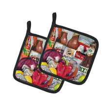 Load image into Gallery viewer, New Orleans Beers and Spices  Pot Holders - Set of 2 Decorative Kitchen Helpers | Made in the USA 1017-1PTHD