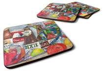 Load image into Gallery viewer, New Orleans Beers and Spices Coasters - Set of 4 Lightweight Foam, Absorbent Drink Coasters