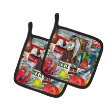 Load image into Gallery viewer, New Orleans Beers and Spices  Pot Holders - Set of 2 Decorative Kitchen Helpers | Made in the USA 1017-2PTHD