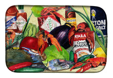 Load image into Gallery viewer, Spices and Crawfish Dish Drying Mat – Absorbent, Artistic Kitchen Essentials 1020DDM