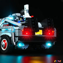 Load image into Gallery viewer, LEGO Back to the Future Time Machine #10300 Light Kit