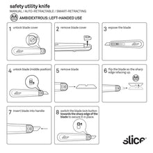 Load image into Gallery viewer, Slice® 10558 Smart-Retracting Utility Knife