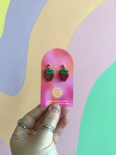 Load image into Gallery viewer, Summery Strawberry Earrings