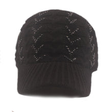 Load image into Gallery viewer, Elsa Winter Baseball Hat in Black