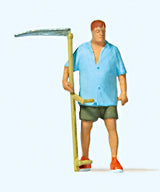 Load image into Gallery viewer, Preiser 28217 HO Scale Farmer w/Scythe - Individual Figure