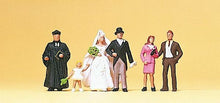 Load image into Gallery viewer, Preiser 10057 HO Scale Wedding Participants -- Protestant