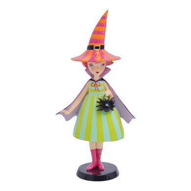 10in Witch with Orange Hat by December Diamonds