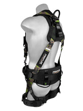 Load image into Gallery viewer, Frontline 110CTB-CF Camouflage Full Body Harness with Aluminum Hardware and Suspension Trauma Straps M/L