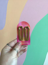 Load image into Gallery viewer, Whitney Titanium Chain Dangle Earrings