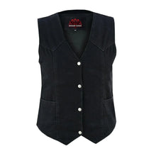 Load image into Gallery viewer, Women's Denim Classic Plain Sides Vest