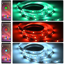Load image into Gallery viewer, Yescom 16ft LED Strip Light Bluetooth App Music Remote Multi-Color