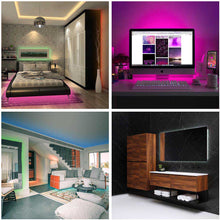 Load image into Gallery viewer, Yescom 16ft LED Strip Light Bluetooth App Music Remote Multi-Color