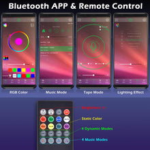 Load image into Gallery viewer, Yescom 16ft LED Strip Light Bluetooth App Music Remote Multi-Color