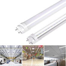 Load image into Gallery viewer, Yescom 4ft 18w T8 LED Tube Light Replacement Fluorescent Lamp Milky/ Clear